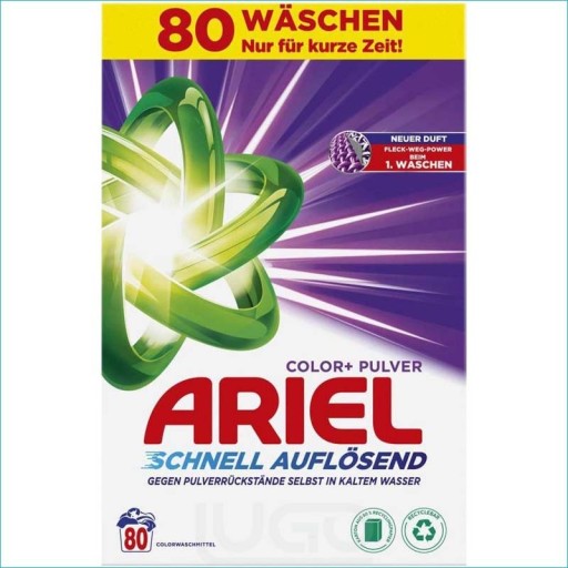 Zdjęcie oferty: Proszek do prania Ariel color 80 prań z Niemiec