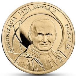 Zdjęcie oferty: Moneta 2 zł "Kanonizacja Jana Pawła II"