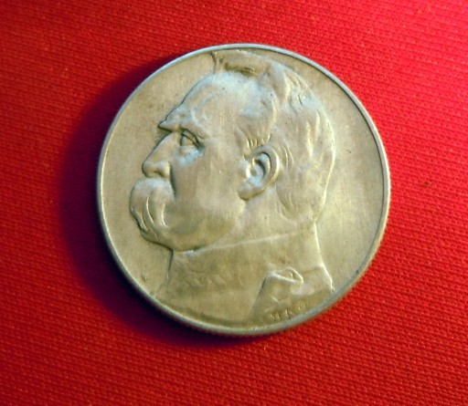 Zdjęcie oferty: 5 złotych wzór 1936 Józef Piłsudski – moneta 