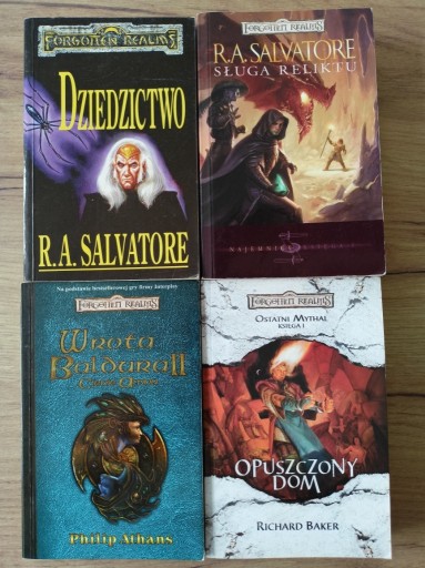 Zdjęcie oferty: 4 książki - mix - ze świata Forgotten Realms