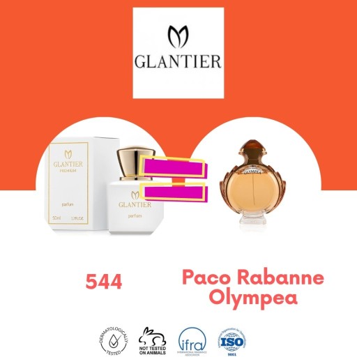 Zdjęcie oferty: GLANTIER 544 Odpowiednik Paco Rabanne Olympea