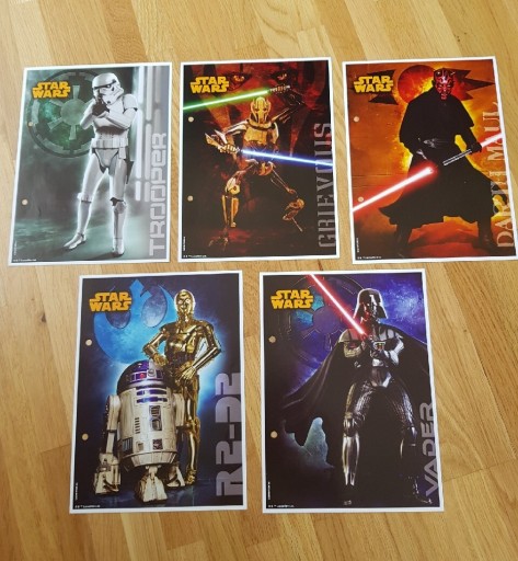 Zdjęcie oferty: Karteczki do segregator zestaw Star Wars 