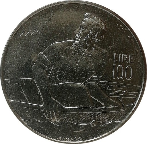 Zdjęcie oferty: San Marino 100 lire 1972, KM#20
