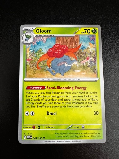 Zdjęcie oferty: Karta Pokemon Gloom 044/151 MEW 151