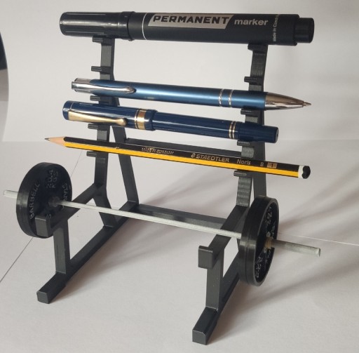 Zdjęcie oferty: Stojak na długopisy Barbell Squat Rack