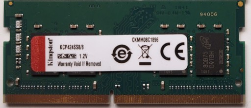 Zdjęcie oferty: Pamięć RAM DDR4 Kingston KCP424SS8 8GB