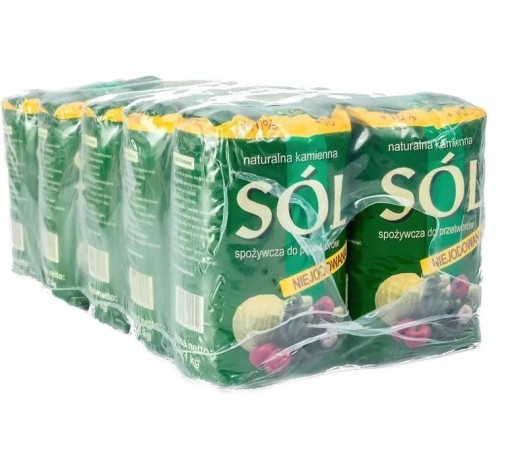 Zdjęcie oferty: Sól kamienna niejodowana 2 x 11 kg+ rękawiczki roz