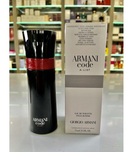 Zdjęcie oferty: Giorgio Armani Code A-List 75ml Eau De Toilette 