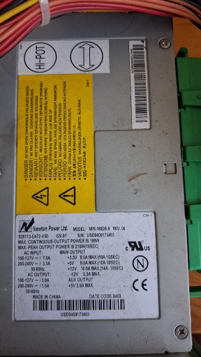 Zdjęcie oferty: Zasilacz NPS-180DB A Fujitsu