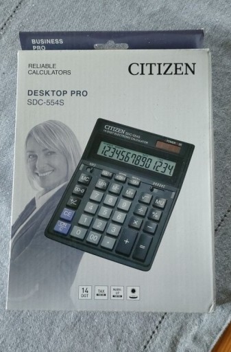 Zdjęcie oferty:  Citizen Kalkulator  SDC554S