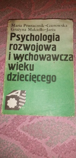 Zdjęcie oferty: Książka Psychologia rozw. i wych. wieku dziecięc.