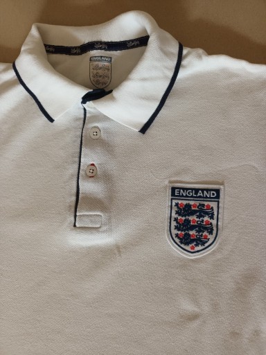 Zdjęcie oferty: koszulka polo Marks & Spencer biała "England" 3XL