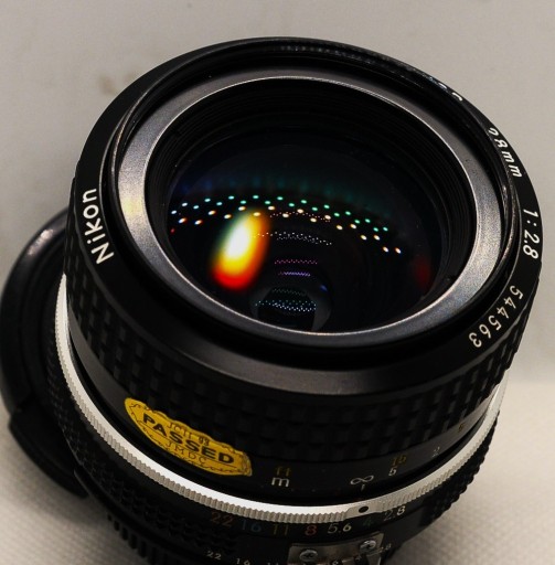 Zdjęcie oferty: Obiektyw NIKKOR MF 28mm/2,8 AI. B.ŁADNY.