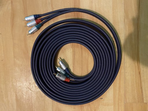 Zdjęcie oferty: Kabel komponent rca chinch 5m