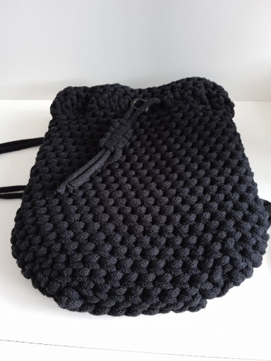 Zdjęcie oferty: Plecak , worek ze sznurka bawełnianego rękodzieło