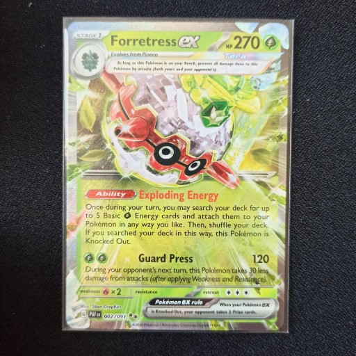 Zdjęcie oferty: Pokémon Forretress EX Paldean Fates 2/91