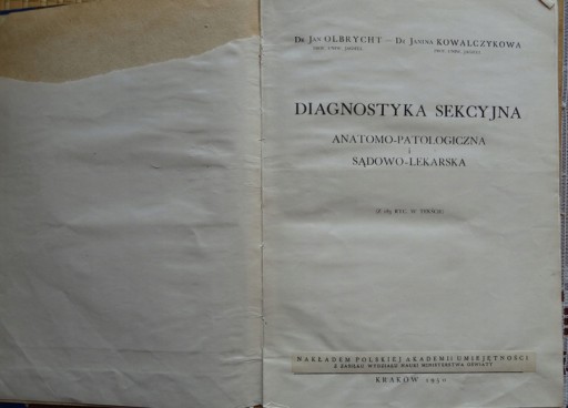 Zdjęcie oferty: Diagnostyka sekcyjna 1950-79