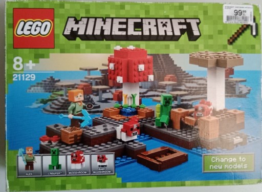 Zdjęcie oferty: LEGO Minecraft 21129 - grzybowa wyspa 