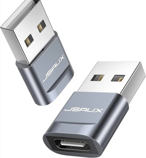 Zdjęcie oferty: Adpapter żeński USB-A na USB-C JSAUX 2 szt Nowe