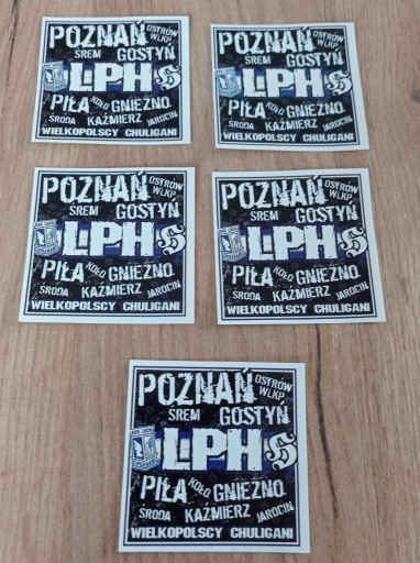 Zdjęcie oferty: Vlepki Lech Poznań Arka Gdynia Cracovia KSZO 1