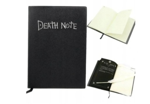 Zdjęcie oferty: ZESTAW ANIME DEATH NOTE NOTATNIK + DŁUGOPIS PIÓRO