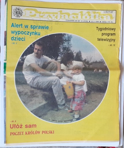 Zdjęcie oferty: TYGODNIK PRZYJACIÓŁKA  MAJ /1990