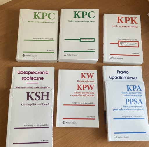 Zdjęcie oferty: Kodeks postępowania cywilnego, karnego, handlowy