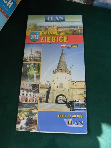Zdjęcie oferty: Gmina Ziębice  mapa turytyczna 