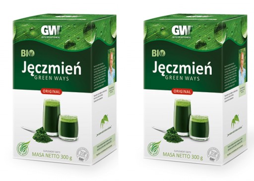 Zdjęcie oferty: 2x JĘCZMIEŃ BIO Green Ways proszek 300 g. + miarka