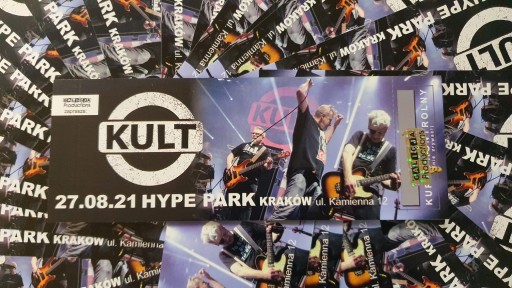 Zdjęcie oferty: Kult Bilet na koncert 27.08.2021 Kraków