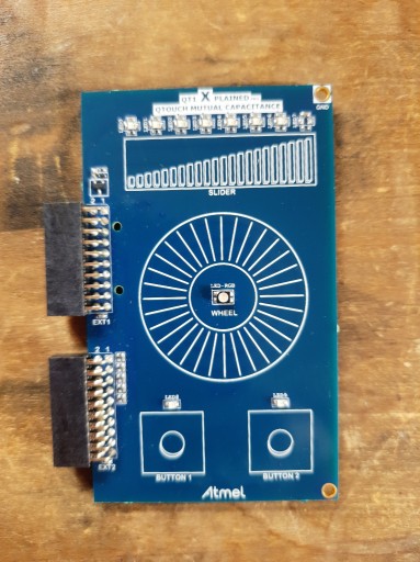 Zdjęcie oferty: Microchip Atmel Eval: QT1 Xplained Pro SC - dotyk pojemnościowy