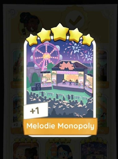 Zdjęcie oferty: Monopoly GO Naklejka "Melodie Monopoly" set 13
