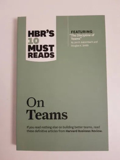 Zdjęcie oferty: On Teams HBR  Harvard Business Review