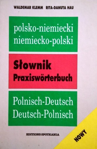 Zdjęcie oferty: Nowy słownik polsko-niemiecki i niemiecko-polski