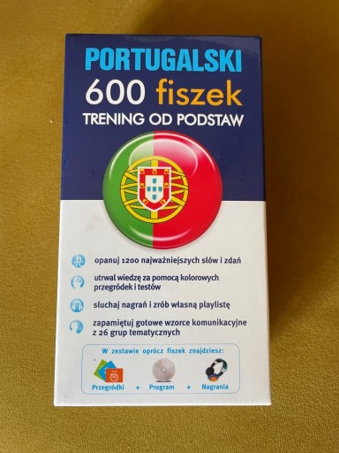 Zdjęcie oferty: Portugalski 600 fiszek od podstaw