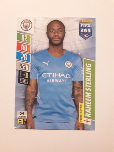 Zdjęcie oferty: PANINI FIFA 365 2022 RAHEEM STERLING    54