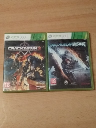 Zdjęcie oferty: Metal Gear Rising & Crackdown 2 Gry Xbox 360