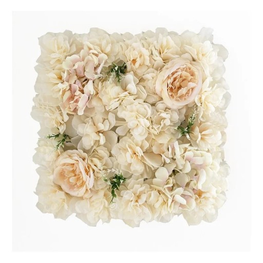 Zdjęcie oferty: Ścianka kwiatowa z kwiatami w kolorze ecru 