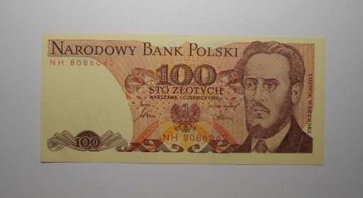 Zdjęcie oferty: stary banknot polski 100 złotych PRL super stan