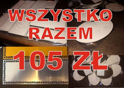 Zdjęcie oferty: Magnesy MDF - kwadrat, owal. Zakładki aluminium.