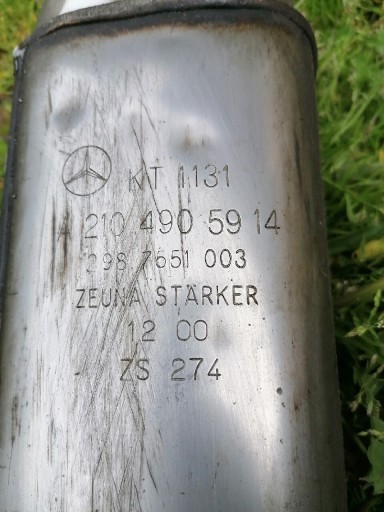 Zdjęcie oferty: Puszki katalizatorów Mercedes KT1131