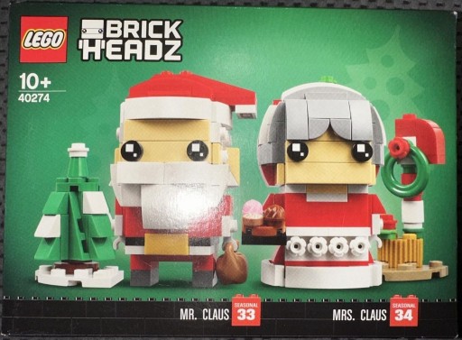 Zdjęcie oferty: LEGO 40274 BrickHeadz Święty Mikołaj