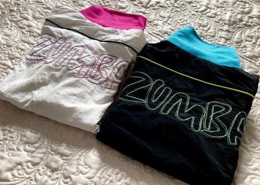 Zdjęcie oferty: ZUMBA - kurtka fitnes (biała) r. S 