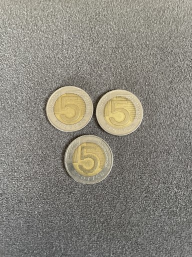 Zdjęcie oferty: 3 monety 5 zl rok 1994