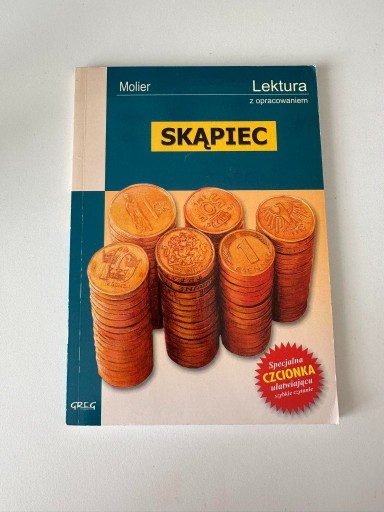 Zdjęcie oferty: Lektura szkolna książka Skąpiec - Molier