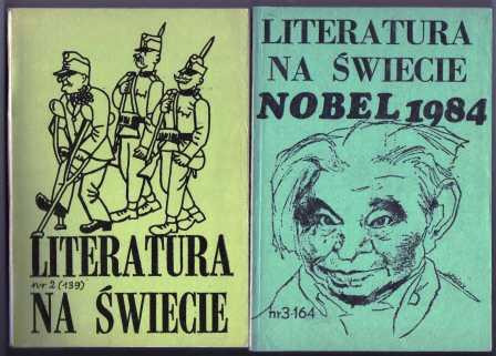 Zdjęcie oferty: Literatura na świecie 3/1985, 2/1983 Czeska