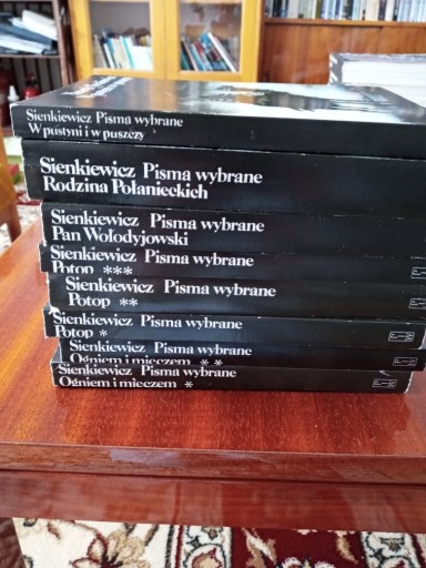 Zdjęcie oferty: Sienkiewicz.Pisma wybrane.17 tomów.Nowe.