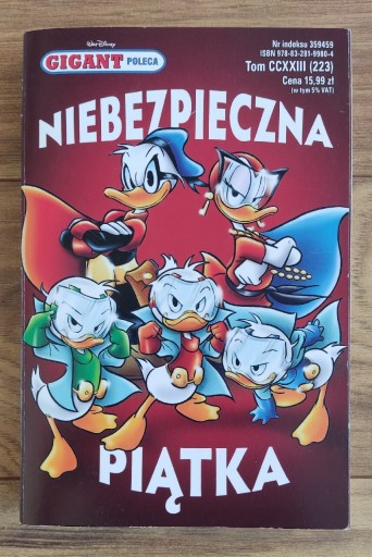 Zdjęcie oferty: Komiks Gigant: Niebezpieczna piątka, Tom 223