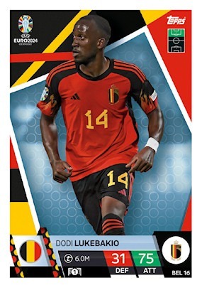 Zdjęcie oferty: Topps EURO 2024 BEL 16 Dodi Lukebakio