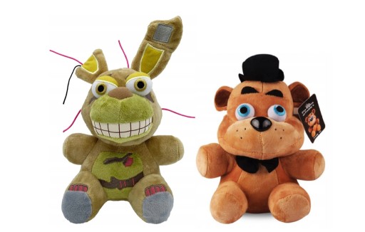 Zdjęcie oferty: 2x Maskotki FNAF Springtrap i Freddy NOWY TREND !